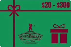 Gift cards at seven bridges golf course